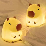 Capybara Night Light — Cute Silicone Bedside Lamp for Kids' Room Decor & Birthday Gifts