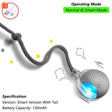 Smart Rolling Cat Ball — Rechargeable Interactive Toy