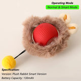 Smart Rolling Cat Ball — Rechargeable Interactive Toy