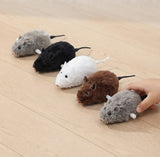 Wind-Up Mouse Chase Toy — Interactive Plush Mice