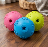 Squeaky Footprint Ball for Dogs - Erratic Bounce