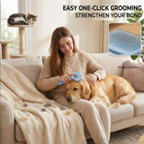 Stainless Steel Grooming Comb for Long-Haired Cats & Dogs
