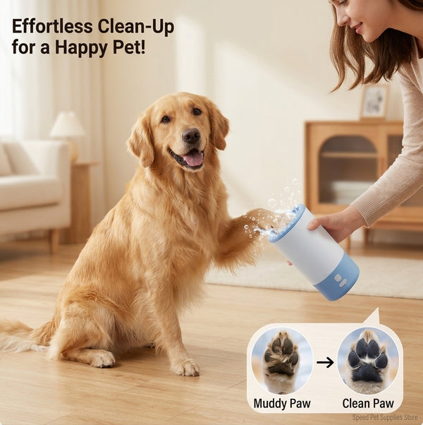 Automatic Paw Cleaner - 360° Rechargeable Pet Foot Washer