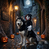 Skeleton Ghost "Riding" Halloween Outfit
