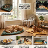 Reversible Leaf Bed — Soft, Washable & Non-Slip