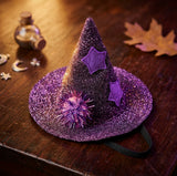 Witch Cloak & Hat Costume Set for Cats & Dogs