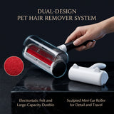 Cat-Ear Self-Cleaning Lint Brush — Reusable Pet Hair Remover