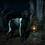 Skeleton Print Dog Jumpsuit - Halloween Costume for Dogs