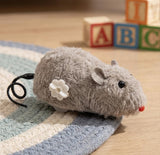 Wind-Up Mouse Chase Toy — Interactive Plush Mice