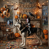 Skeleton Ghost "Riding" Halloween Outfit