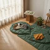 Reversible Leaf Bed — Soft, Washable & Non-Slip