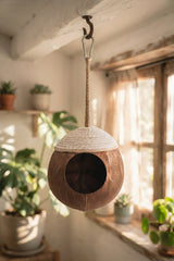 Natural Coconut Hideout House - Chew-Resistant Hamster & Guinea Pig Hide