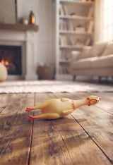 Squeaky Screaming Chicken — Long-Squeal Dog Toy, 17–40cm