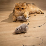 Wind-Up Mouse Chase Toy — Interactive Plush Mice