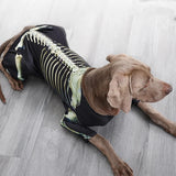 Skeleton Print Dog Jumpsuit - Halloween Costume for Dogs