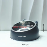 Tilted Stainless Steel Cat Bowl with Stand — 15° Anti-Strain Design