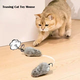 Wind-Up Mouse Chase Toy — Interactive Plush Mice
