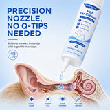 Gentle Ear Cleaner for Dogs & Cats - Alcohol-Free Wax & Odor Solution