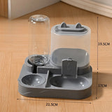 2-in-1 Pet Feeder & Water Dispenser — Large Capacity, Dry/Wet Separation