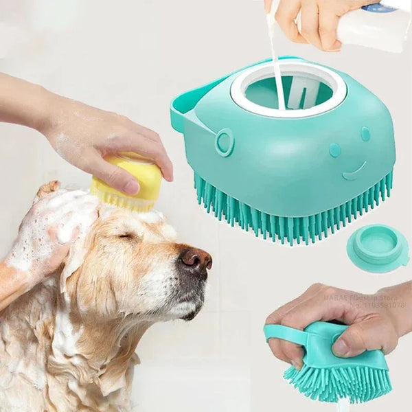 Silicone Pet Bath & Massage Brush