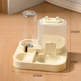 2-in-1 Pet Feeder & Water Dispenser — Large Capacity, Dry/Wet Separation