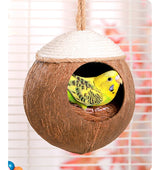 Natural Coconut Hideout House - Chew-Resistant Hamster & Guinea Pig Hide