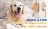 Pet Steam Brush — Deshedding & Grooming Tool for Cats and Dogs