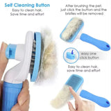 Stainless Steel Grooming Comb for Long-Haired Cats & Dogs