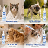 Gentle Ear Cleaner for Dogs & Cats - Alcohol-Free Wax & Odor Solution