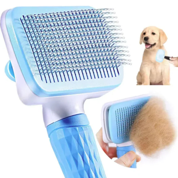 Stainless Steel Grooming Comb for Long-Haired Cats & Dogs