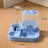 2-in-1 Pet Feeder & Water Dispenser — Large Capacity, Dry/Wet Separation