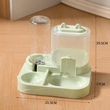 2-in-1 Pet Feeder & Water Dispenser — Large Capacity, Dry/Wet Separation