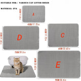 Double-Layer Cat Litter Mat — Waterproof, Non-Slip & Washable