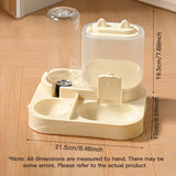 2-in-1 Pet Feeder & Water Dispenser — Large Capacity, Dry/Wet Separation