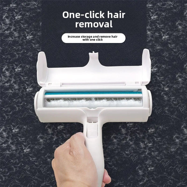 Cat-Ear Self-Cleaning Lint Brush — Reusable Pet Hair Remover