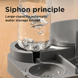 2-in-1 Pet Feeder & Water Dispenser — Large Capacity, Dry/Wet Separation