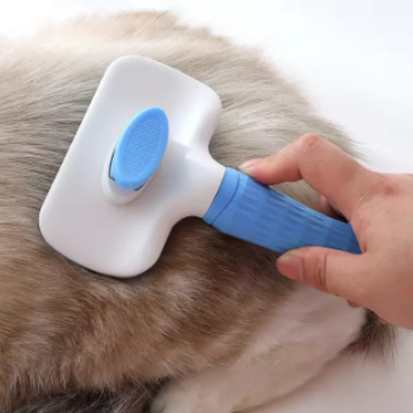 Stainless Steel Grooming Comb for Long-Haired Cats & Dogs