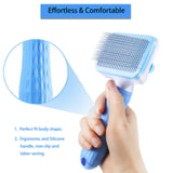 Stainless Steel Grooming Comb for Long-Haired Cats & Dogs