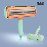 Cat-Ear Self-Cleaning Lint Brush — Reusable Pet Hair Remover