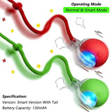 Smart Rolling Cat Ball — Rechargeable Interactive Toy