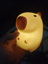 Capybara Night Light — Cute Silicone Bedside Lamp for Kids' Room Decor & Birthday Gifts