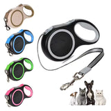 16.5ft Retractable Dog Leash — One-Button Brake & Lock