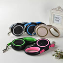 16.5ft Retractable Dog Leash — One-Button Brake & Lock