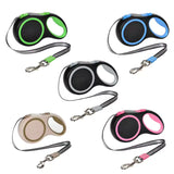 16.5ft Retractable Dog Leash — One-Button Brake & Lock