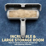 Self-Cleaning Pet Hair Roller — Reusable, No Sticky Tape