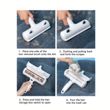 Self-Cleaning Pet Hair Roller — Reusable, No Sticky Tape