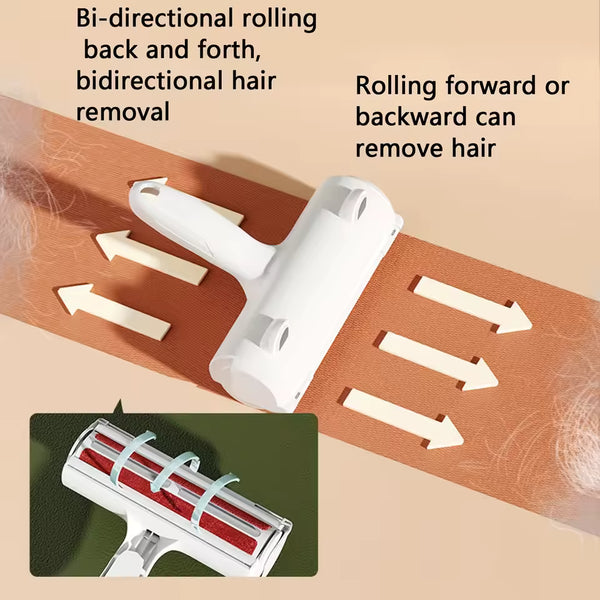 Self-Cleaning Pet Hair Roller — Reusable, No Sticky Tape